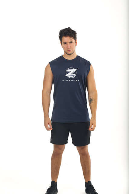 ZD Male Centered Casual Tank Z-DEGREE Activewear Sportswear Gym Yoga athletic clothing workout clothes.
