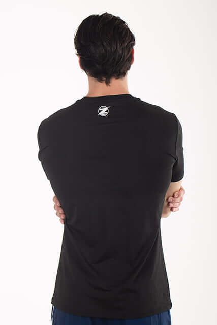 ZD Male Dri-Fit Original Logo T-Shirt Z-DEGREE Activewear Sportswear Gym Yoga athletic clothing workout clothes.