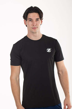 ZD Male Dri-Fit Original Logo T-Shirt Z-DEGREE Activewear Sportswear Gym Yoga athletic clothing workout clothes.