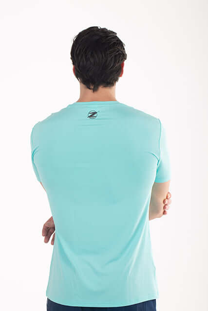ZD Male Dri-Fit Original Logo T-Shirt Z-DEGREE Activewear Sportswear Gym Yoga athletic clothing workout clothes.