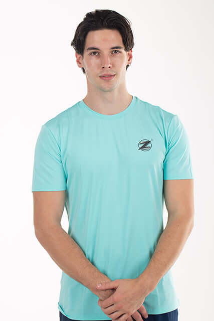 ZD Male Dri-Fit Original Logo T-Shirt Z-DEGREE Activewear Sportswear Gym Yoga athletic clothing workout clothes.