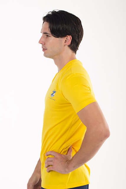 ZD Male Breathe Slim T-Shirt Z-DEGREE Activewear Sportswear Gym Yoga athletic clothing workout clothes.