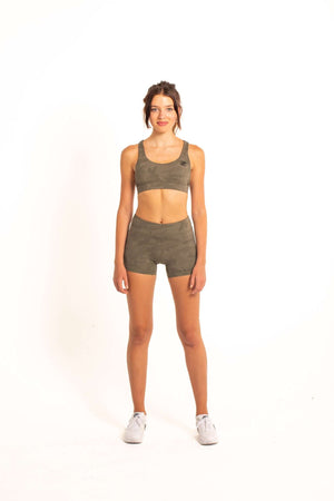 ZD Female Camo Luxe Sports Bra Z-DEGREE Activewear Sportswear Gym Yoga athletic clothing workout clothes.