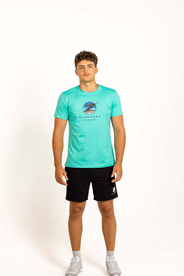 ZD Male Centered Casual T-Shirt Z-DEGREE Activewear Sportswear Gym Yoga athletic clothing workout clothes.