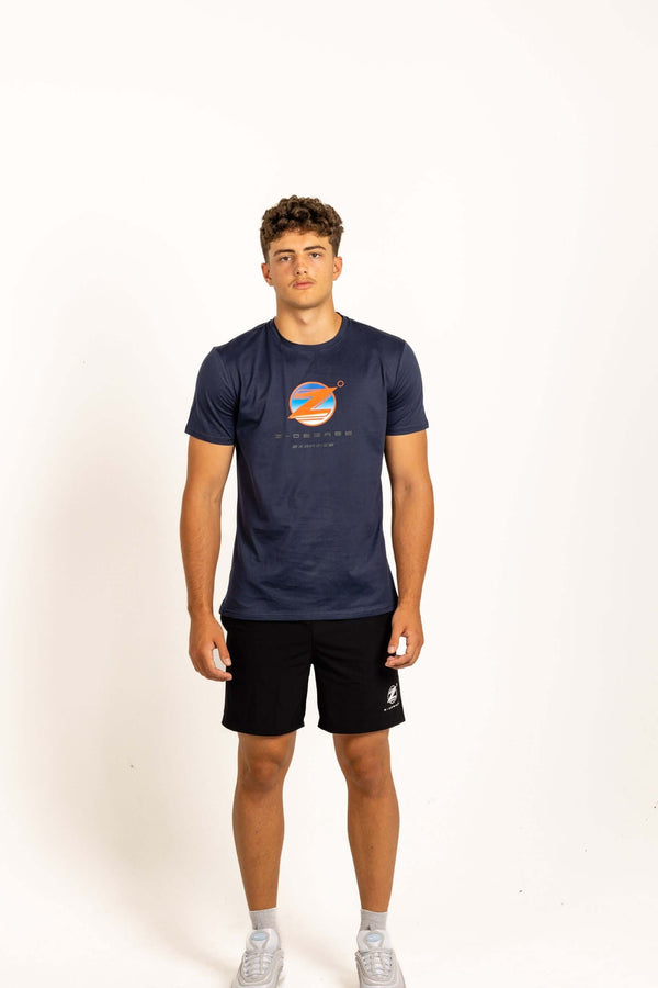ZD Male Centered Casual T-Shirt Z-DEGREE Activewear Sportswear Gym Yoga athletic clothing workout clothes.