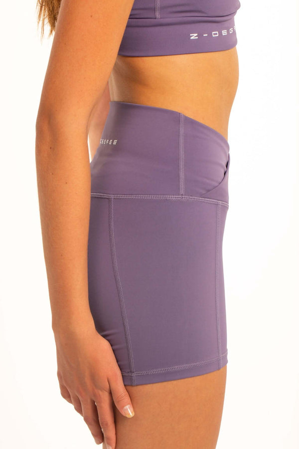 ZD Female Escape Luxe Shorts Z-DEGREE Activewear Sportswear Gym Yoga athletic clothing workout clothes.