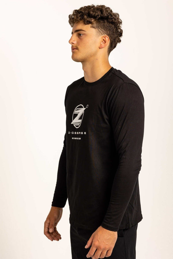 ZD Male Original Long Sleeve T-Shirt Z-DEGREE Activewear Sportswear Gym Yoga athletic clothing workout clothes.
