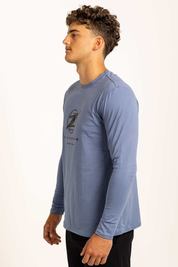 ZD Male Original Long Sleeve T-Shirt Z-DEGREE Activewear Sportswear Gym Yoga athletic clothing workout clothes.